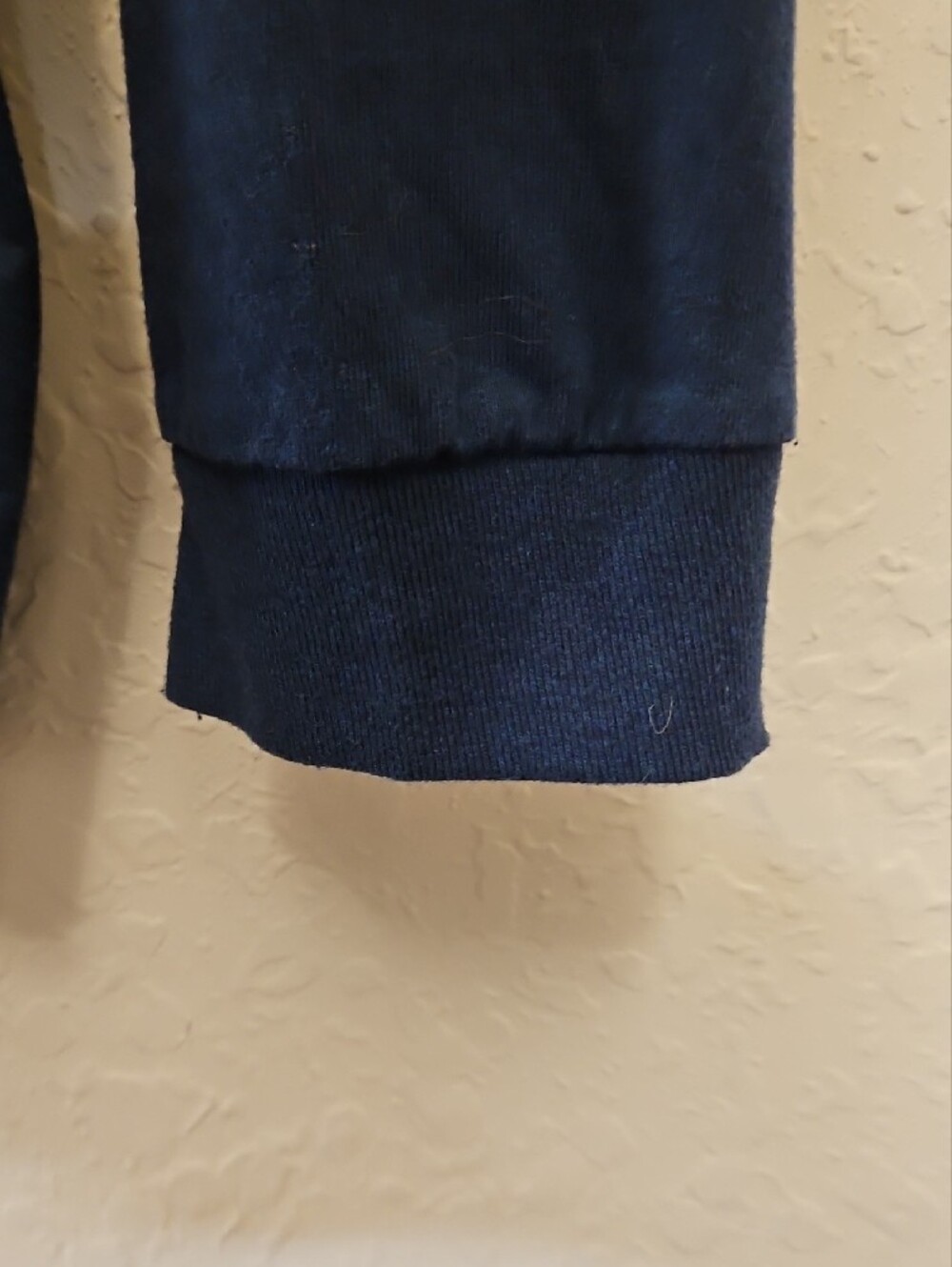 Patagonia Men's Long-Sleeve Crew Tee in Dark Blue with White Logo, Size 3XL - Picture 3 of 9